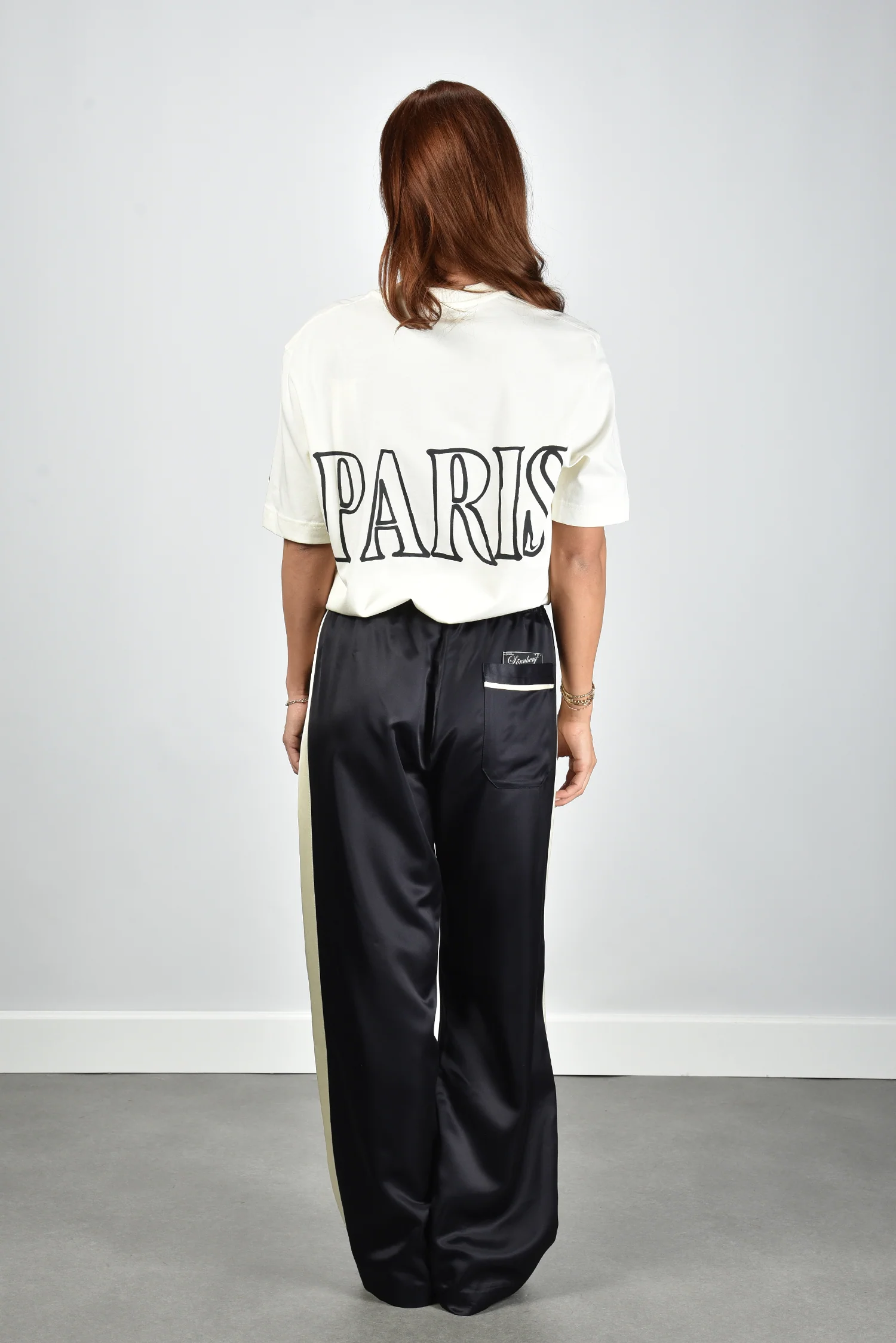 Ami Paris t-shirt UTS380.726 blanc creme - Afbeelding 7