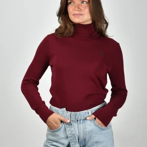 Ami Paris trui ADC Merinos FKS827.001 cerise/noir