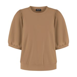 Lady Day – Amie Travelstof Top – Mocha