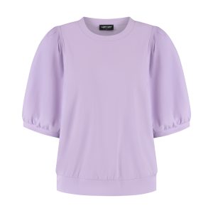 Lady Day – Amie Travelstof Top – Soft violet