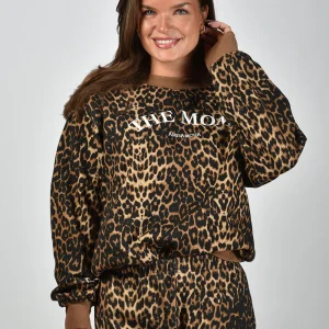 Amis Amour trui Sweater leopard