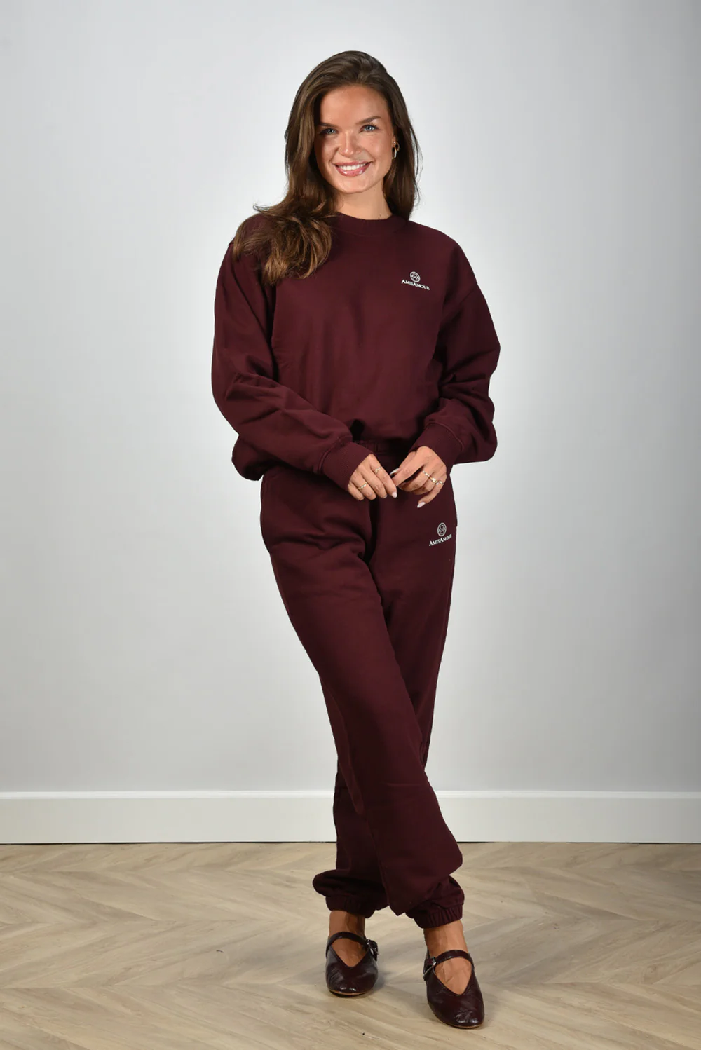 Amis Amour trui Sweater merlot - Afbeelding 4