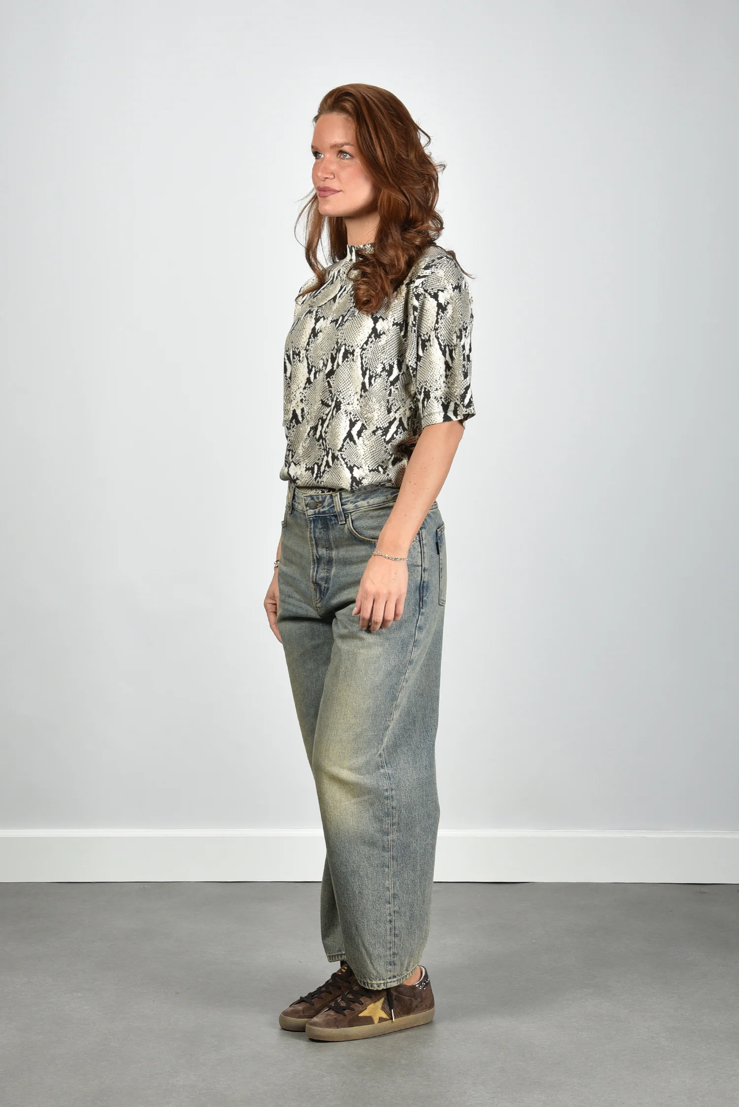 Anine Bing t-shirt Avi A-08-12062-WMTL10 multi - Afbeelding 4