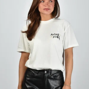 Anine Bing t-shirt Walker A-08-12056-IVY1 ecru