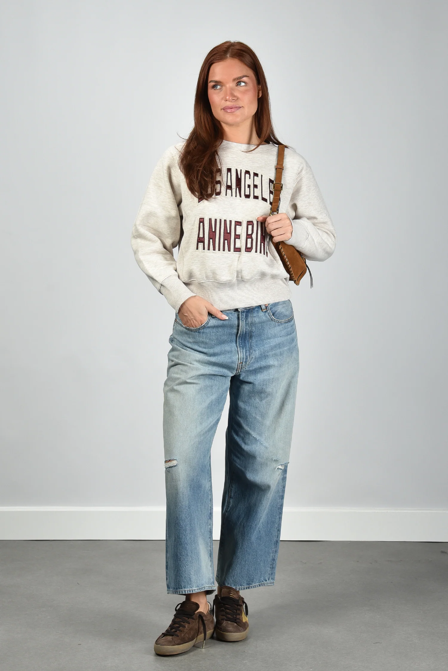 Anine Bing trui Harry A-08-11677-BGI15 beige - Afbeelding 4