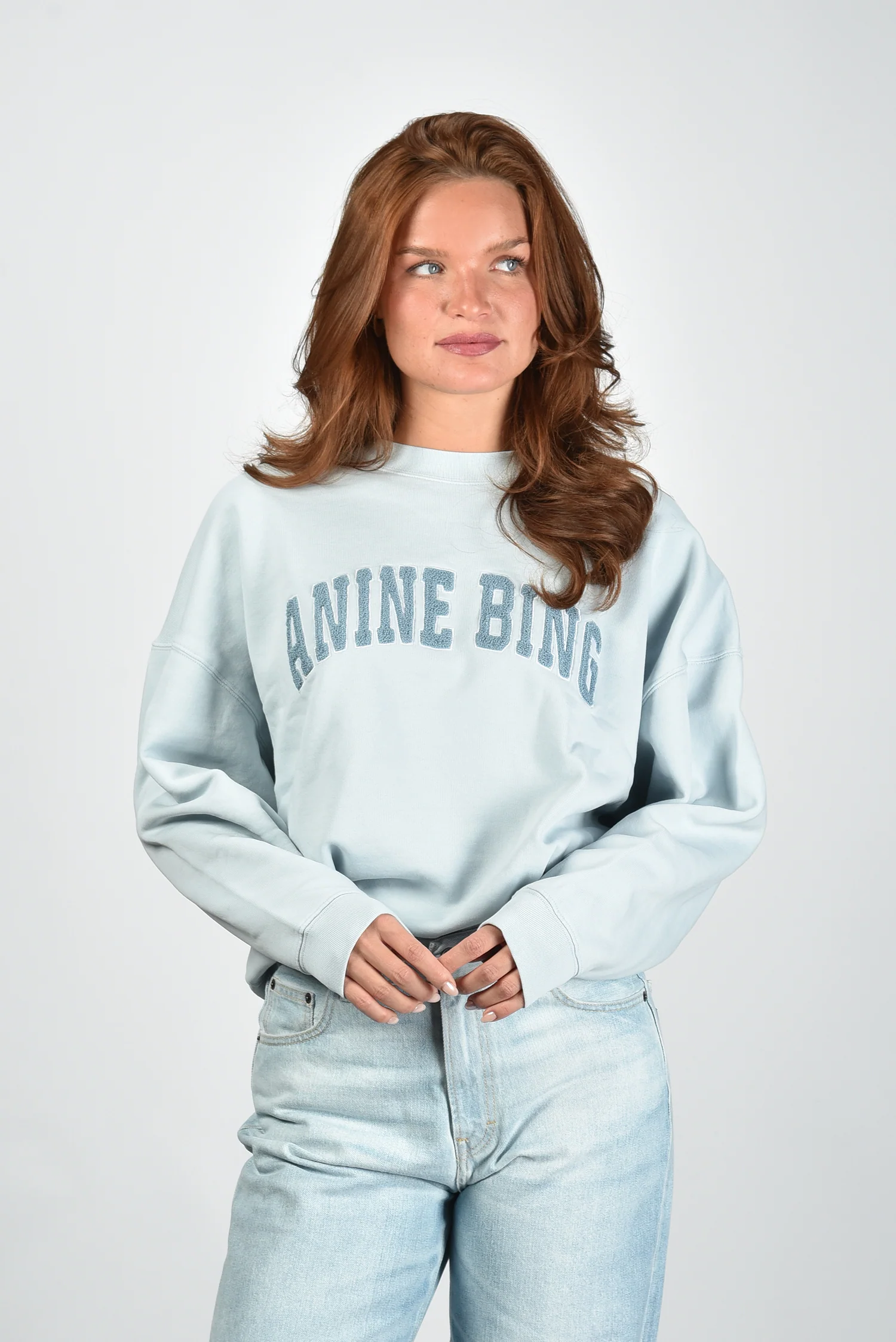 Anine Bing trui Miles A-08-12063-BEL41 light blue - Afbeelding 2