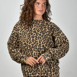 Anine Bing trui Miles A-08-11155-MTL59 leopard