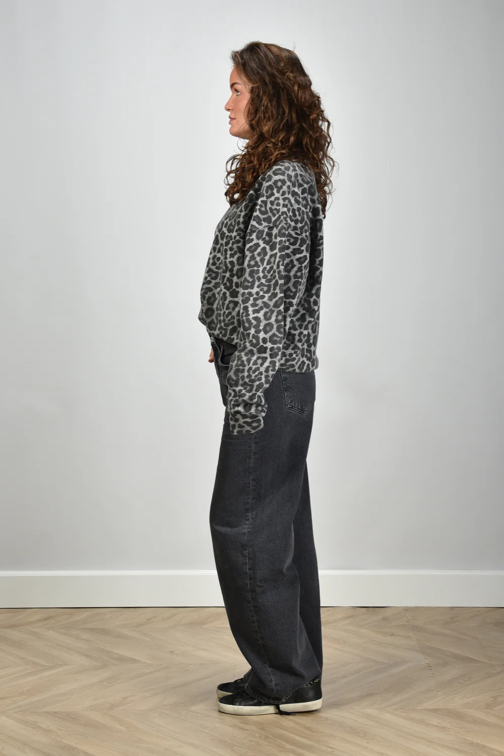 Anine Bing trui Miles A-08-11404-MTL98 leopard - Afbeelding 8