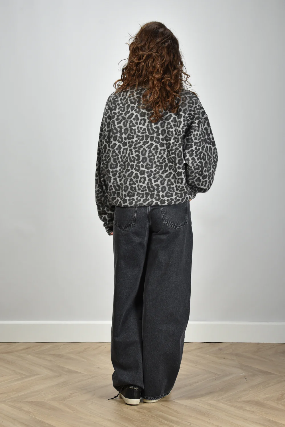 Anine Bing trui Miles A-08-11404-MTL98 leopard - Afbeelding 9