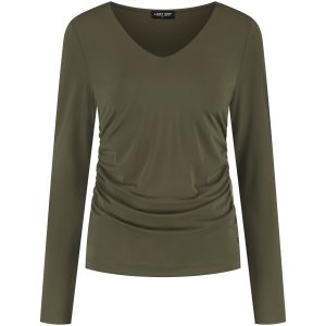 Lady Day – Arly-V Top – Dark Olive