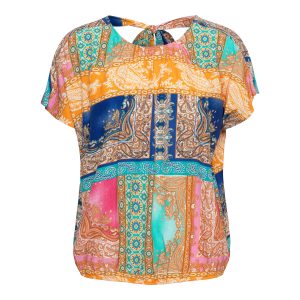 &Co Woman – Alisa Multi Paisley – Cobalt multi