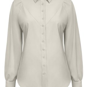 Triple Nine – Blouse basics half moon – Beige