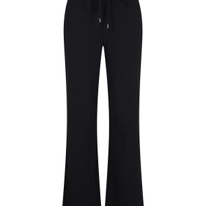 Mi Piace – Travelstof Broek Straight – Black