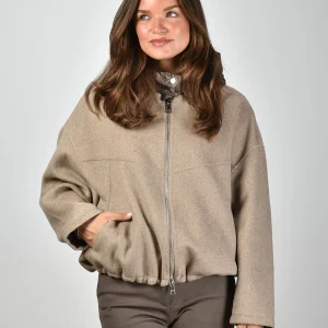 Blonde no.8 jas Jerry taupe