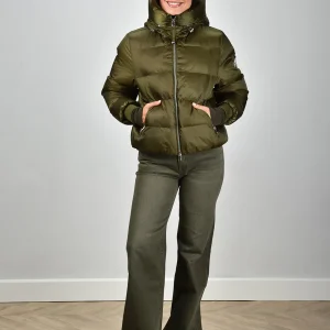 Blonde no.8 jas Scotia dark khaki