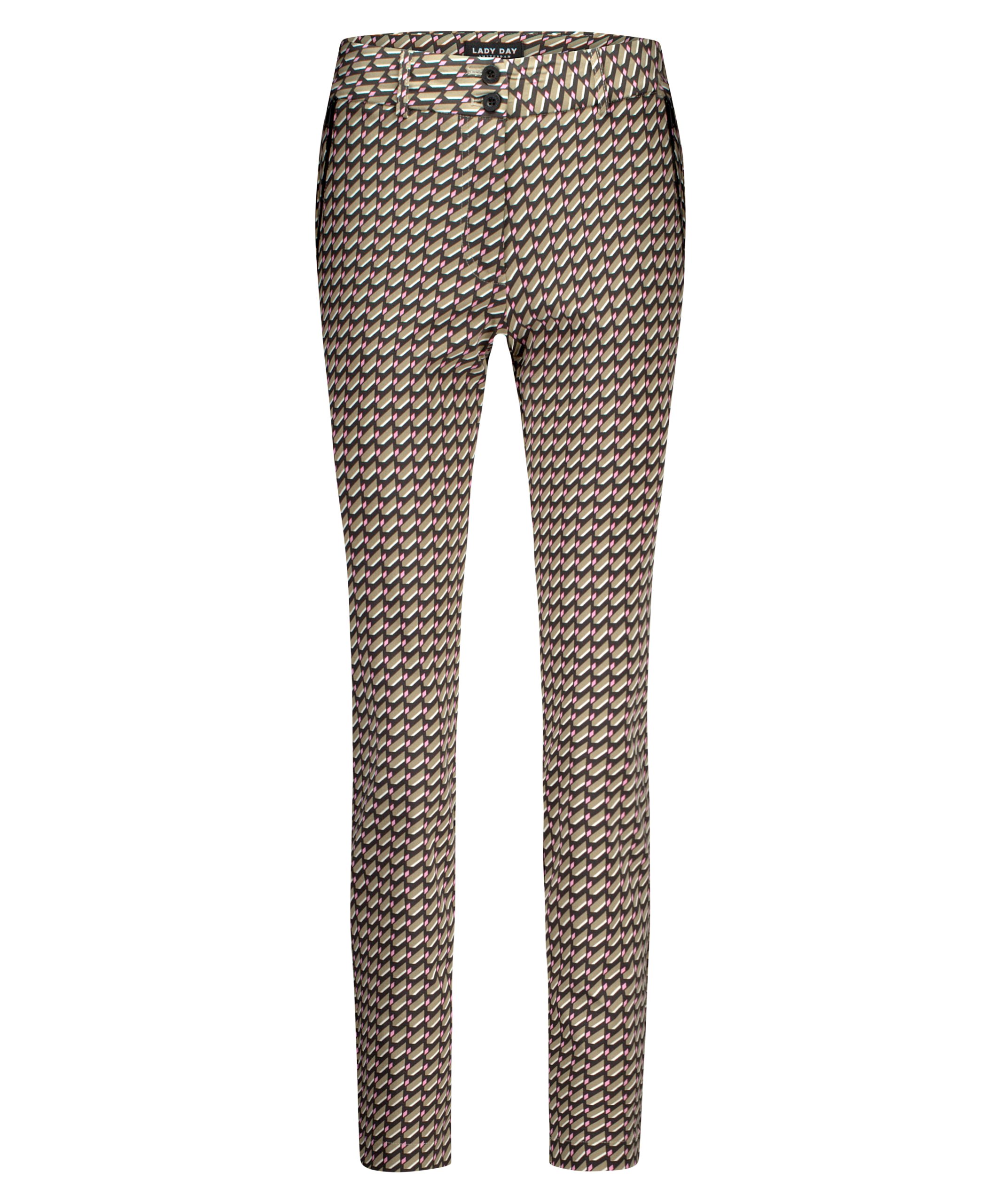 Lady Day – Colette Zip Travel Trousers – Studio Print