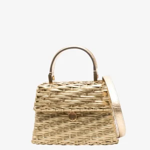 Cult Gaia crossbody Nano Sybil CB3677RT3097 brushed brass