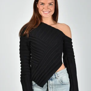 Cult Gaia top Jaidan Knit KT3748YC1553 black