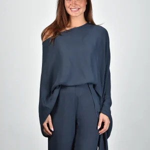 Cult Gaia top Tajisha TP32714CR2964 deep lake