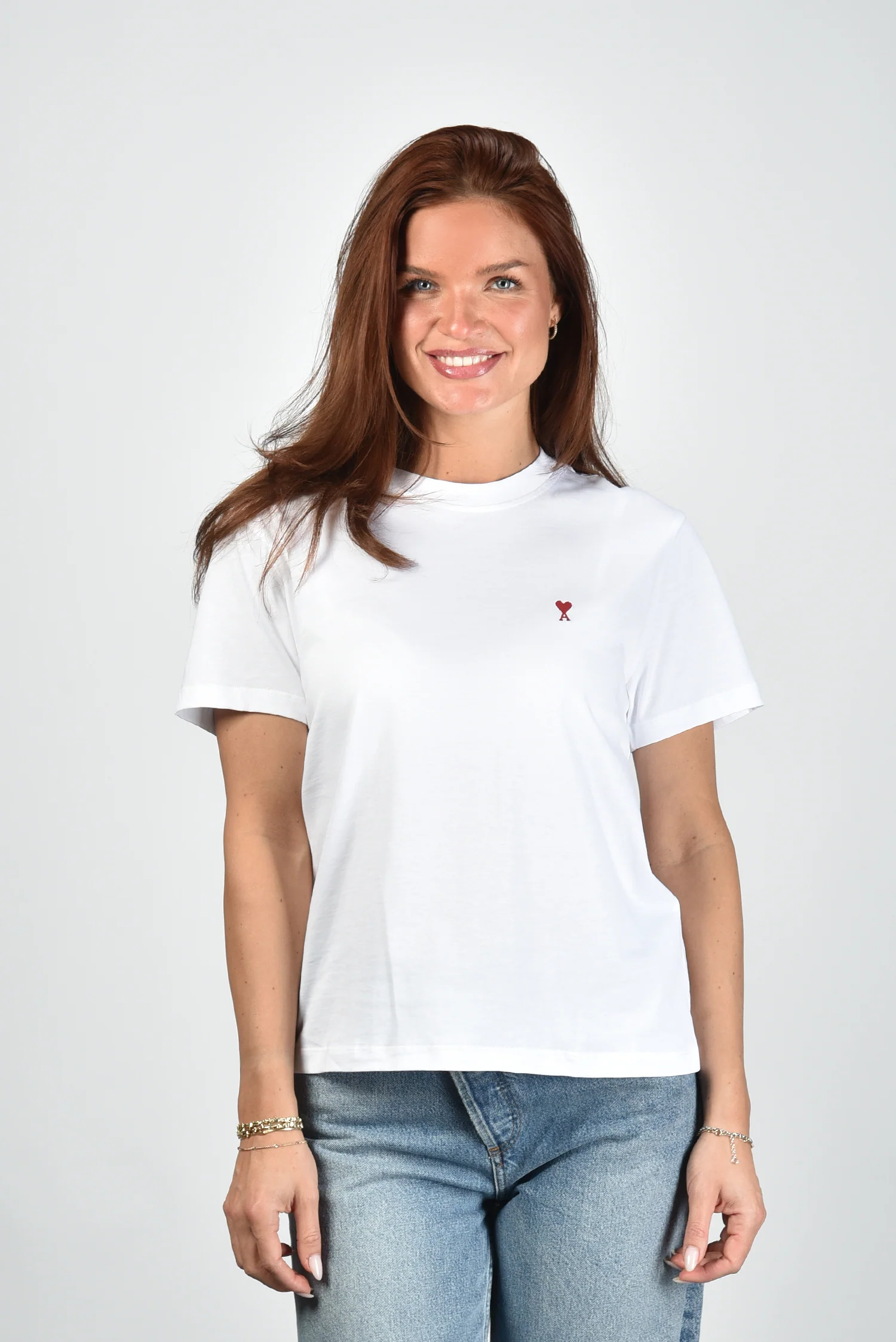 Ami Paris t-shirt ADC Ts Rouge BFUTS035.724 blanc - Afbeelding 8