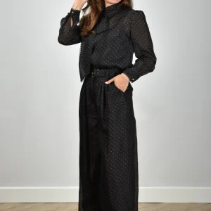 Zimmermann broek Dream Wide Leg 5526PF253 black dot