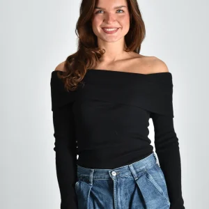 Lisa Yang top Claudina 2026009 noir