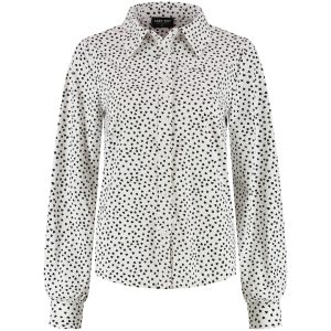 Lady Day – Dana Blouse – Simple white/Blue