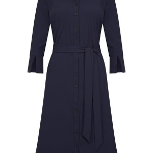 Mi Piace – Jurk 3/4 Mouw – Dark Blue