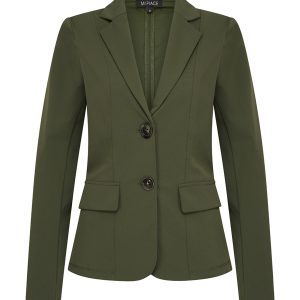 Mi Piace – Blazer Kort Travelstof – Deep Depth