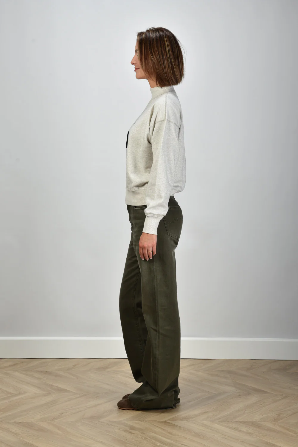 Denimist jeans Dena DSWD330-D475A vintage dark olive - Afbeelding 6