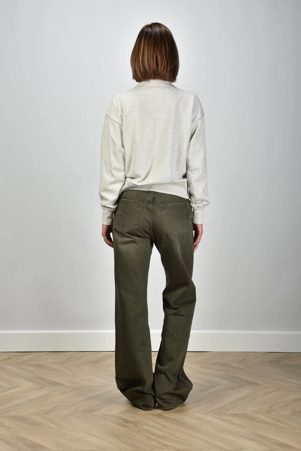 Denimist jeans Dena DSWD330-D475A vintage dark olive - Afbeelding 7