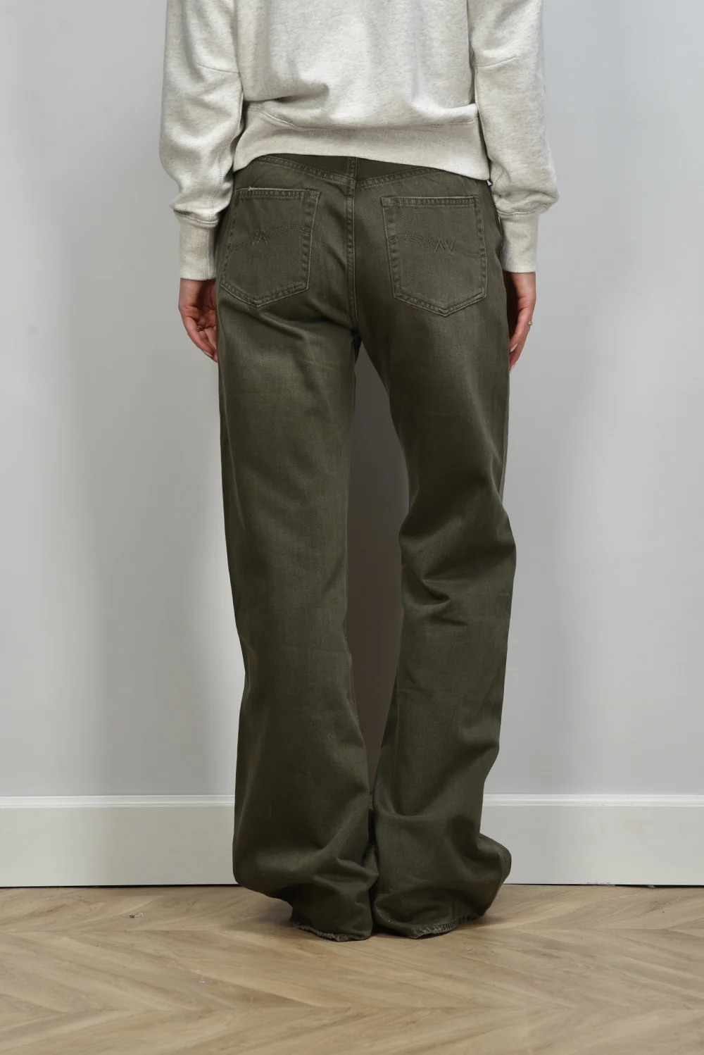 Denimist jeans Dena DSWD330-D475A vintage dark olive - Afbeelding 9