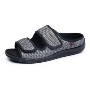 Diabetes schoenen – Unisex sandaal voor brede voeten met klittenband