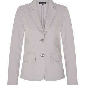 Mi Piace – Blazer Kort Travelstof – Elephant Grey