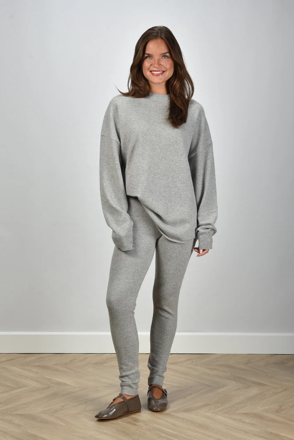 Extreme Cashmere trui Crew Hop 53 grey - Afbeelding 3