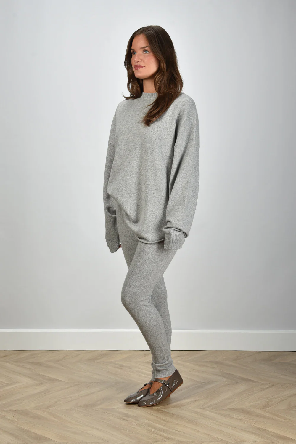 Extreme Cashmere trui Crew Hop 53 grey - Afbeelding 5