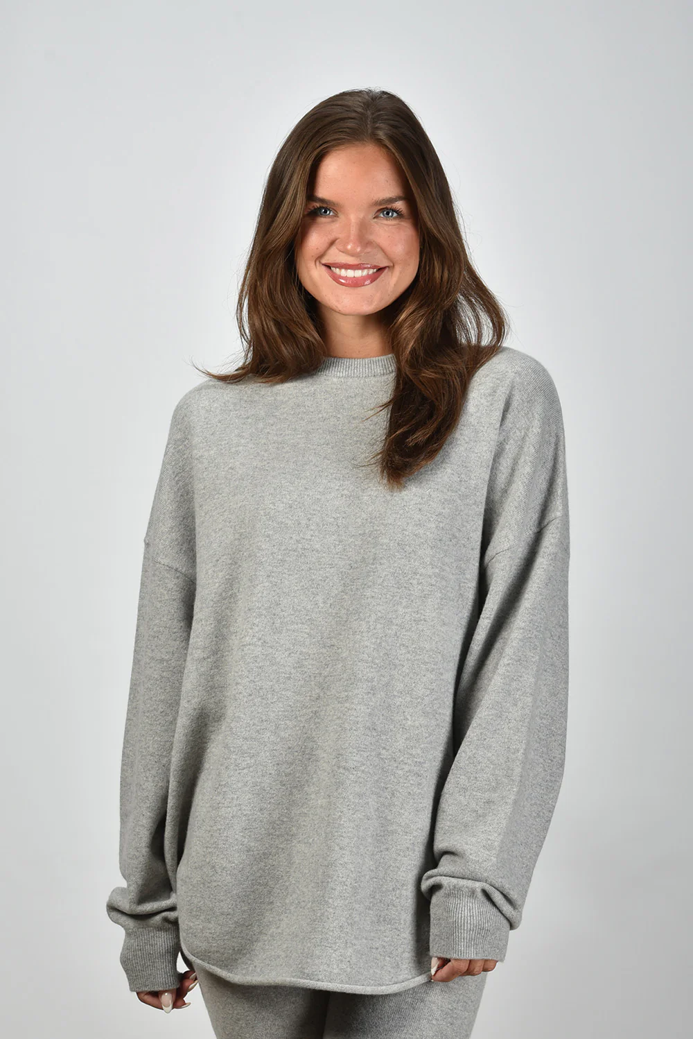 Extreme Cashmere trui Crew Hop 53 grey - Afbeelding 8
