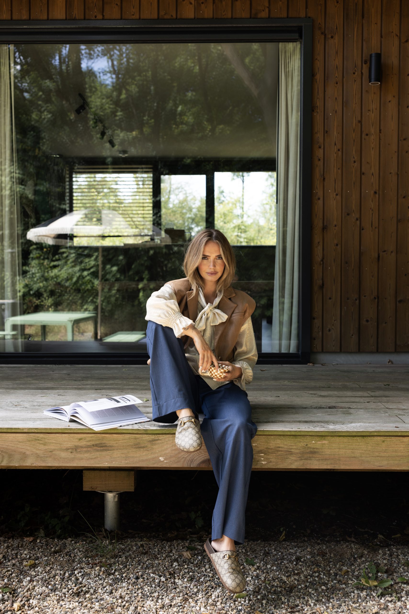 Kimara – Laila Gilet – Cider Wood - Afbeelding 8