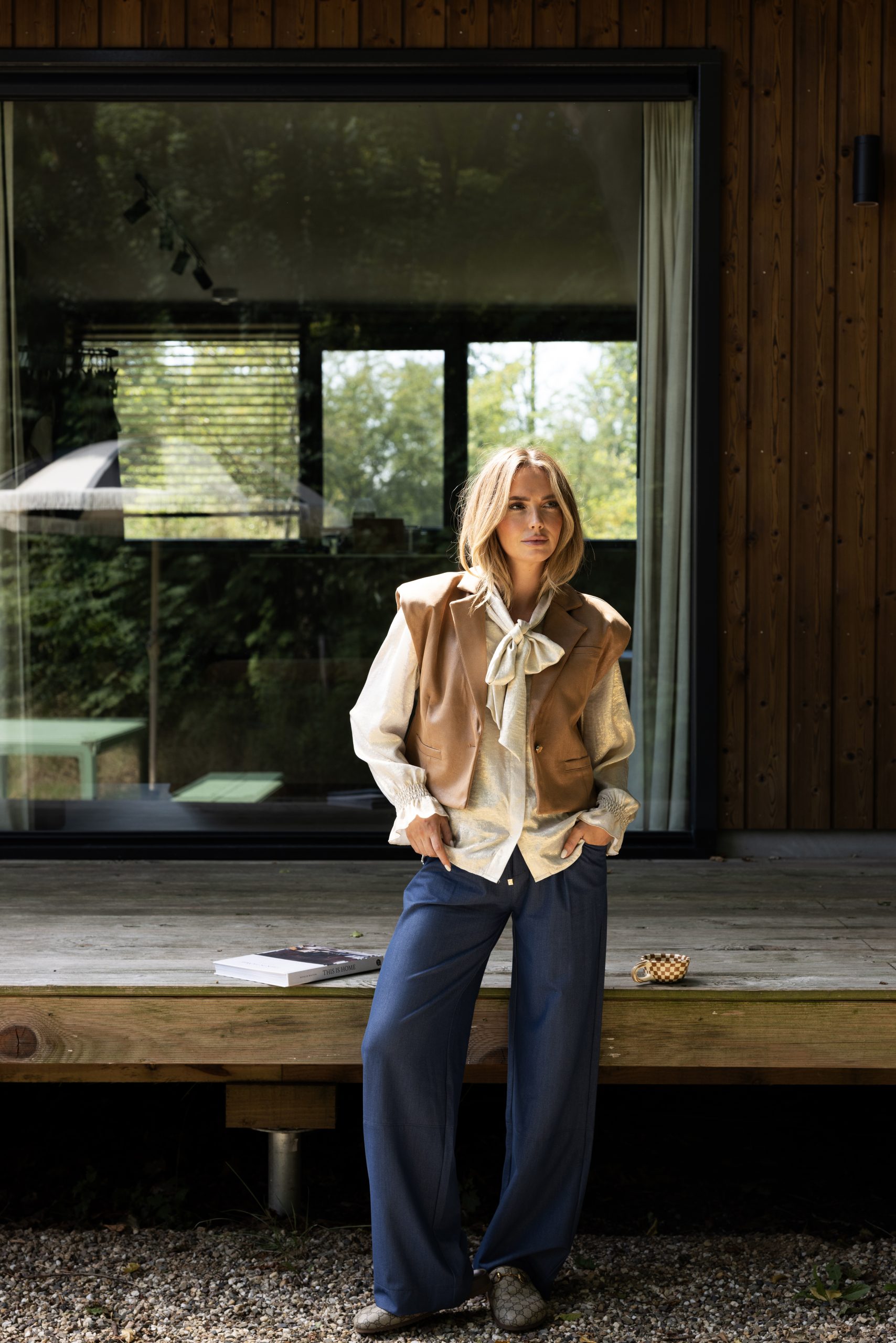 Kimara – Laila Gilet – Cider Wood - Afbeelding 5