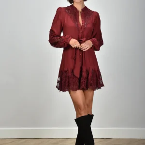 Farm Rio jurk 340262 burgundy