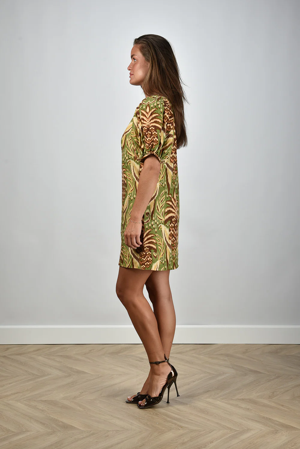 Farm Rio jurk 342260 pineapple tapestry green - Afbeelding 5