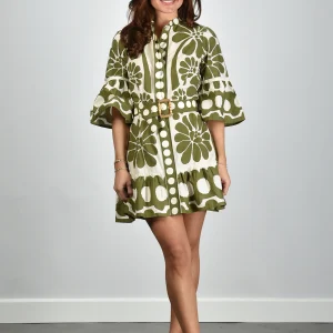 Farm Rio jurk 344602 palermo green