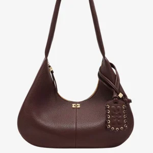 Ganni crossbody Hobo Medium Grained A7298