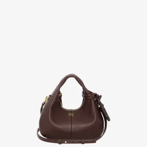 Ganni crossbody Hobo Mini Grained A7102 chicory coffee