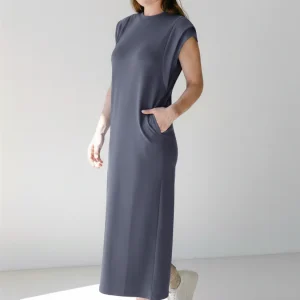 Aimee the Label Silvana blue jurk