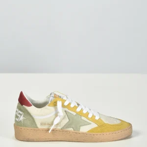 Golden Goose sneakers Ballstar GWF00746.F008148.83254 buttercream/honey/sage green/brick red