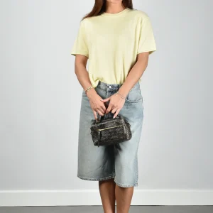 Haikure jeans short New Becky HEW03350DF106L0891 authentic wash