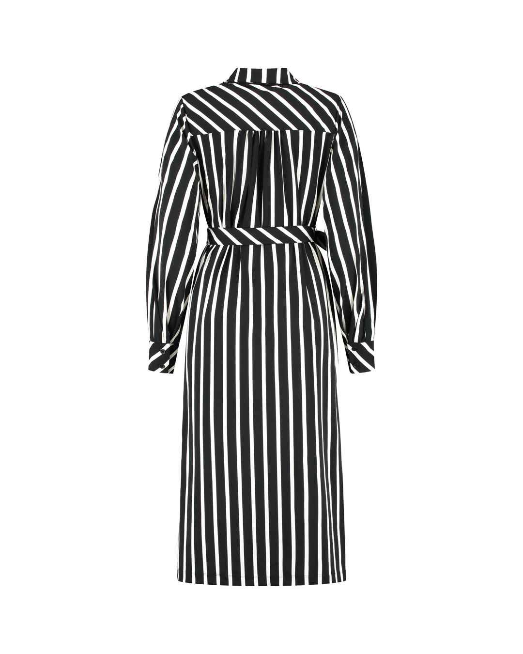 Lady Day – Hope Dress – Black/Wool White stripe - Afbeelding 3