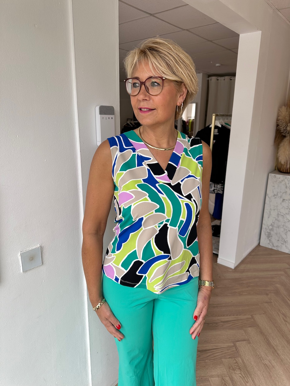 Lady Day – Top Claire – Summer Park - Afbeelding 4