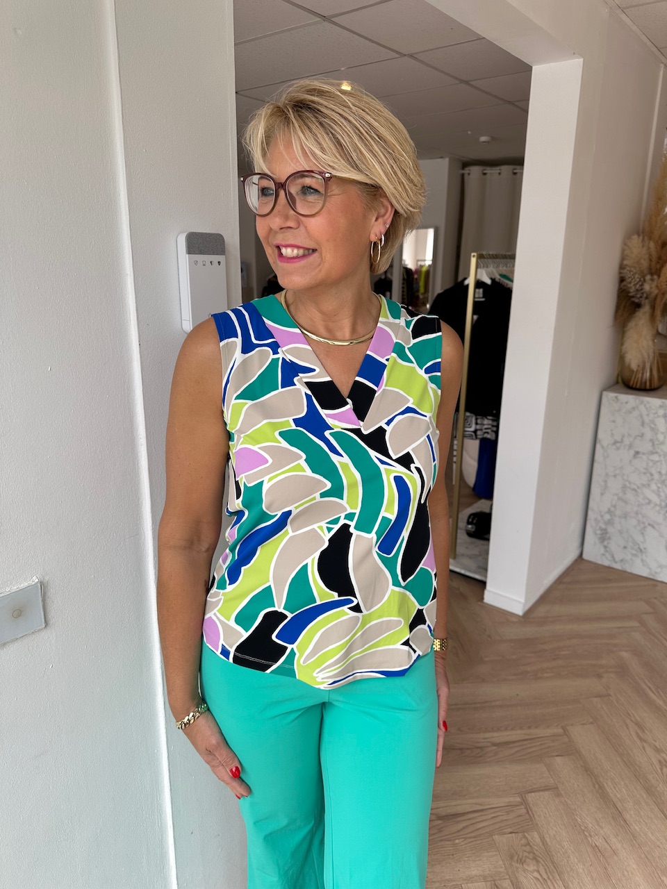 Lady Day – Top Claire – Summer Park - Afbeelding 3